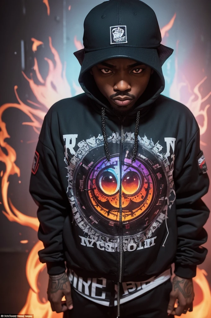 Hip-hop nigga called rhyme battle LSD using supernatural powers with eyes Biano using flu really crazy
