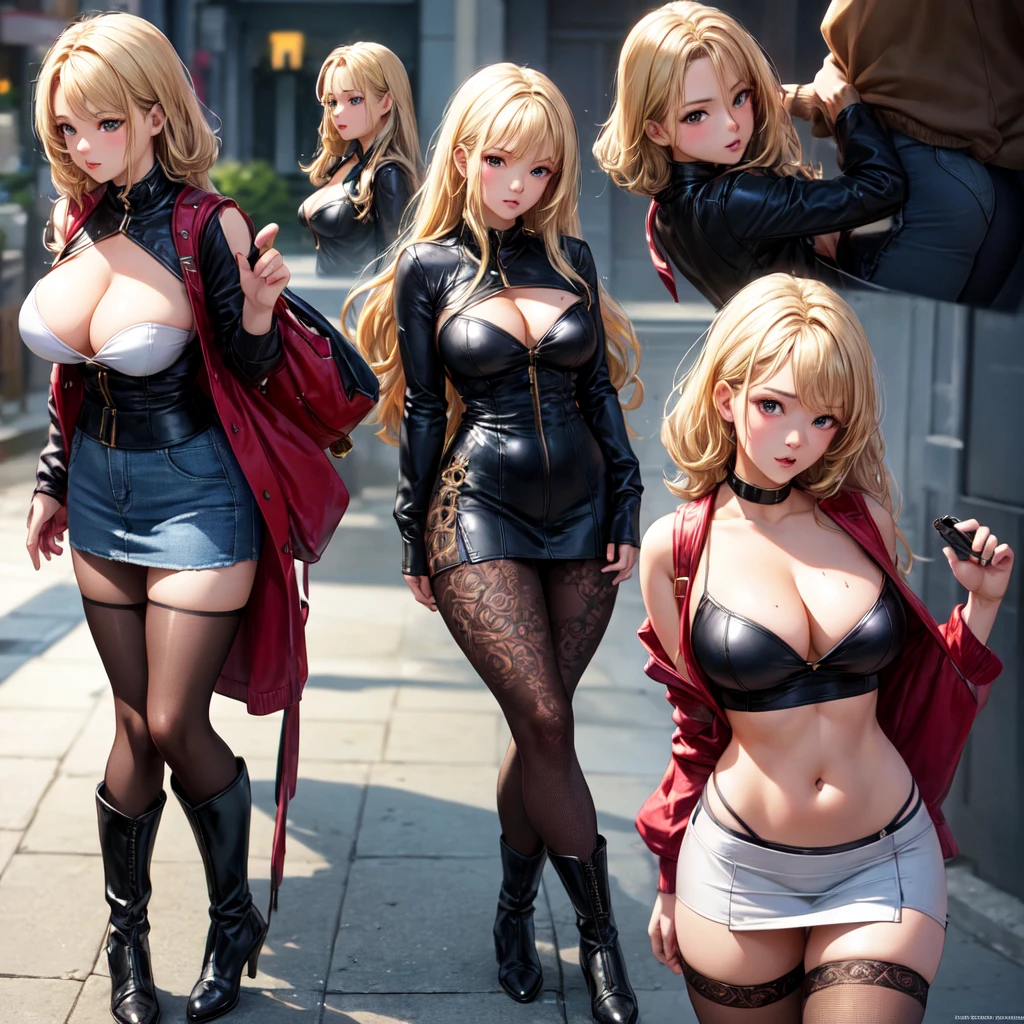 Ashley Graham , 1girl ,((( sexy pose))) ,pretty , sexy , hot , ( shy girl) , blonde , brown eyes , ( 20 years old girl ) , skirt , boots , tall boots , Top Tights , tights , high quality picture , hd , super detailed , hyper-realistic , insanely detailed and intricate , beautiful , detailed face , 4k, high resolution, 4k, 8k, hd, full colour, 4k, 8k, 4k, high definition