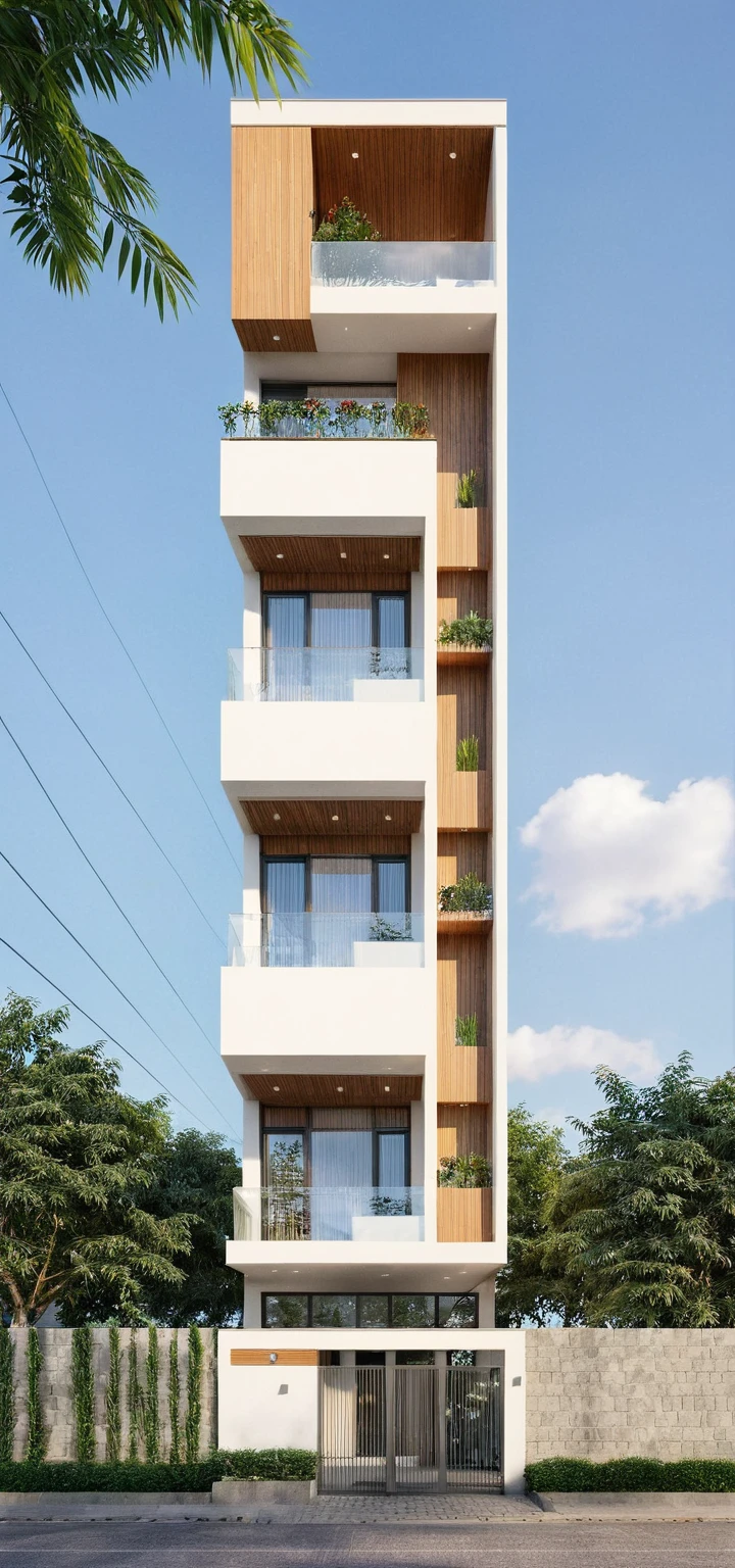 Raw photo,Masterpiece, high quality, best quality, authentic, super detail,
exterior, outdoors, house style modern on the street, glass windows, gate, wooden ceiling,
road,pavement, trees, sky, cloud, (daylight:1.1)