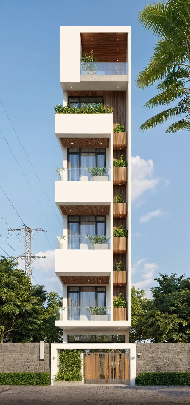 Raw photo,Masterpiece, high quality, best quality, authentic, super detail,
exterior, outdoors, house style modern on the street, glass windows, gate, wooden ceiling,
road,pavement, trees, sky, cloud, (daylight:1.1)