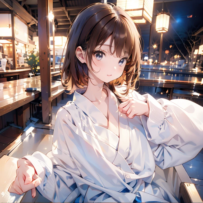 little girl holding a coffee cup, cute girl, Cute and delicate face, cute slender face, hayami, Chiho, Yoshitomo Nara, Young cute face, beauty japanese girl face, Brown hair and big eyes, Cute and beautiful girl, beauty