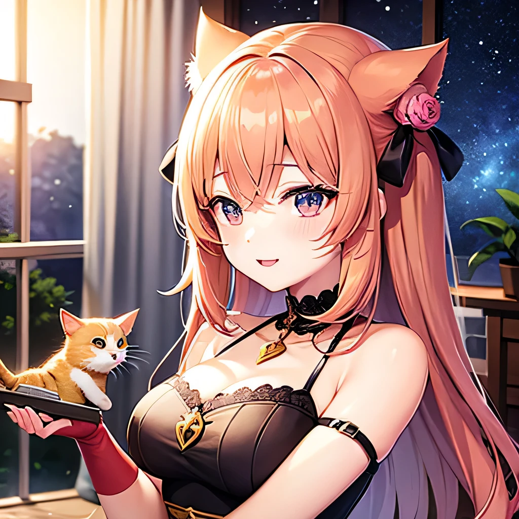 Cat、anime、An illustration