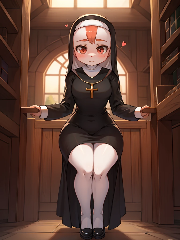 The Nun's Secret , girl , (curtsy) , My heart is pounding , (flush pee:0.9) , (legs apart:0.3)