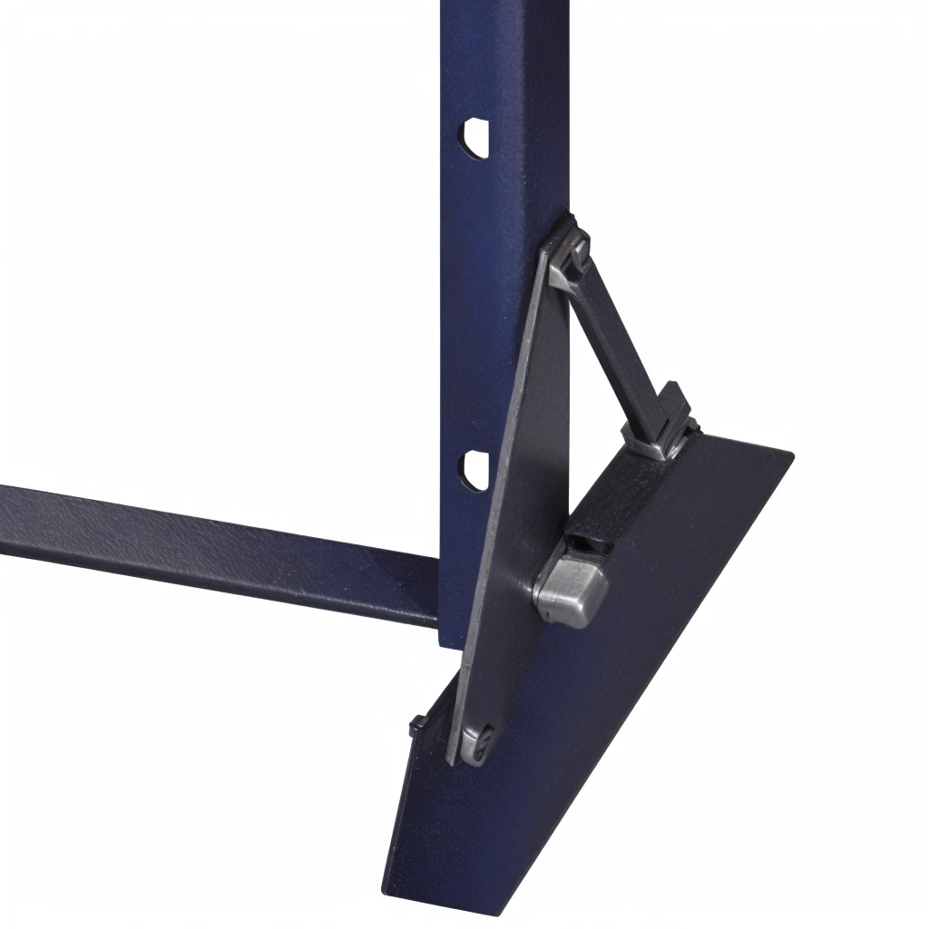 Close up of a metal frame with a metal latch, up-Angle View, Side close-up view, top Angle View, tilted 35° frame, Side View, 憔悴的Side View特写, Tilt frame, Bottom Angle, pillar, top view, Angle View, Clear detailed view, Detailed enlargement of photo,unbelievably realistic