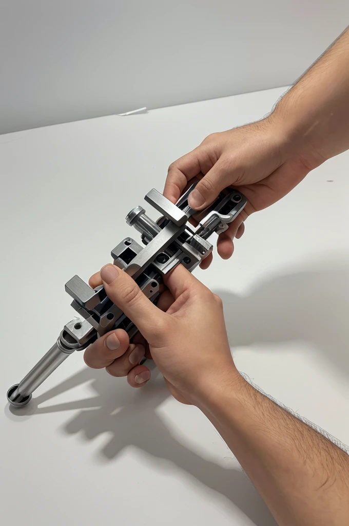 Research existing prosthetic hand designs and their mechanisms.Sketch a design that includes fingers, thumb, and a wrist joint.Fabricate the hand structure using aluminum or plastic sheets.Integrate springs or elastic bands to allow finger movement.Attach servo motors or mechanical linkages to control the fingers.Assemble and test the prosthesis for basic tasks like gripping objects.Make adjustments to improve functionality and user comfort.