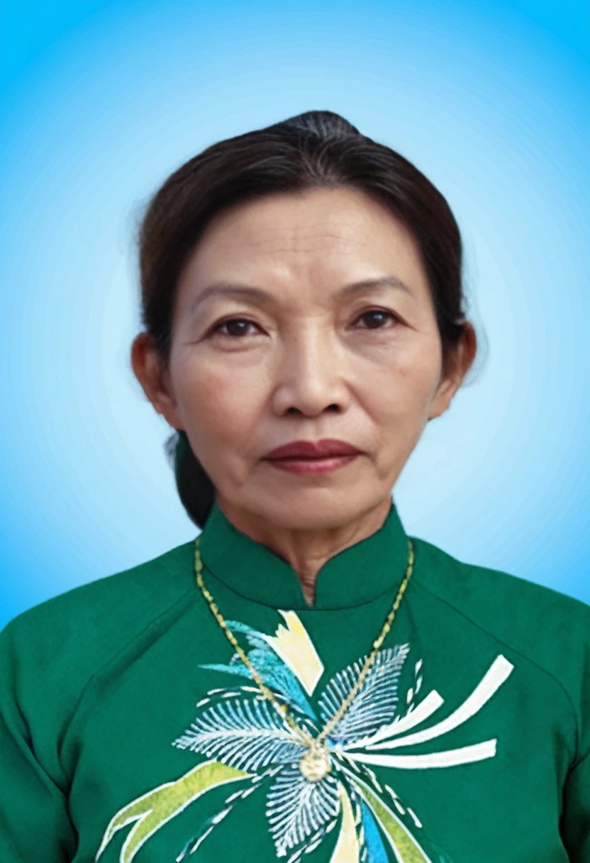 Highly realistic photo, a colorized photo, Portrait of a 55 year old Vietnamese old woman, 8k