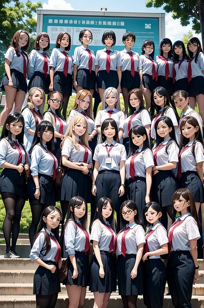 Female teacher pees in group photo、When taking a group photo with many students, only the female teacher pees、There are many students behind the female teacher.、The students are facing the same direction as the female teacher、Female teacher in the middle、The other students lined up a little further back.、Female teacher&#39;s pee incontinence、peeing herself、A lot of pee、From below、White Suit、White Mini Skirt、White panties、High heels、Perfect figure、Extremely beautiful、Peeing while standing upright、Steam rising from the pee、Female teacher is embarrassed、Many students are looking at the female teacher