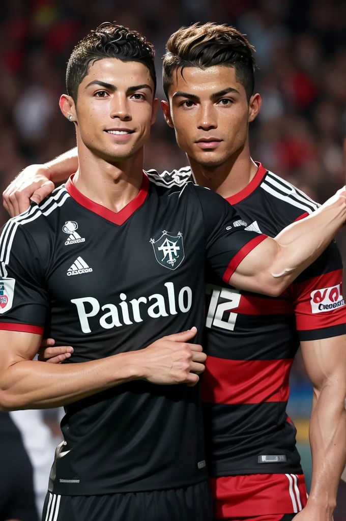 Cristiano Ronaldo with Flamengo shirt