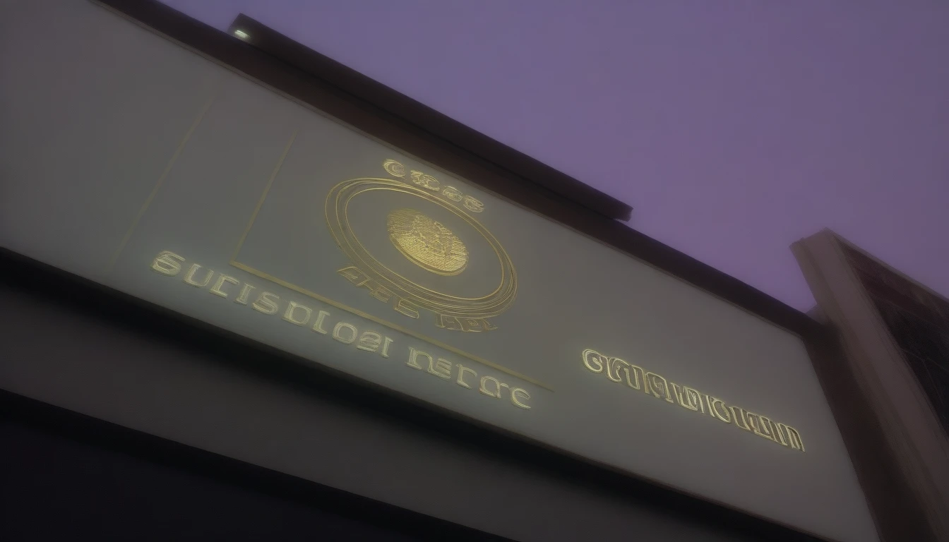 THE BEAUTIFUL SIGNBOARD AT NIGHT