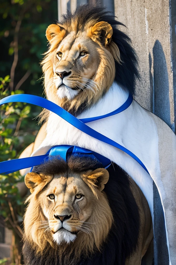 Lion Blue Ribbon
