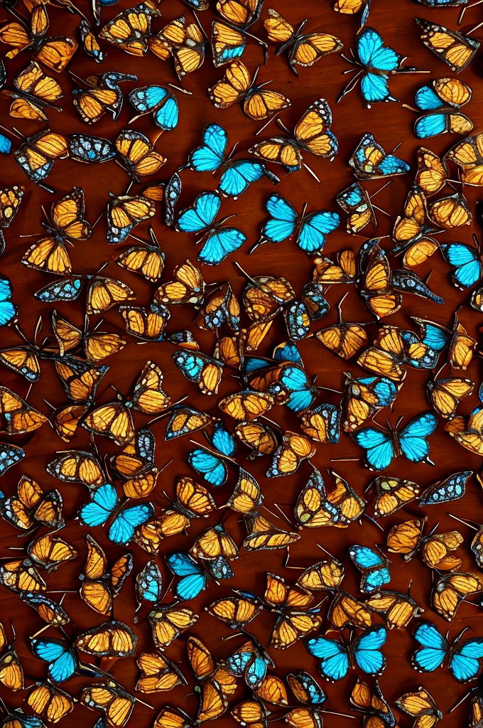 Chada decorated with butterflies