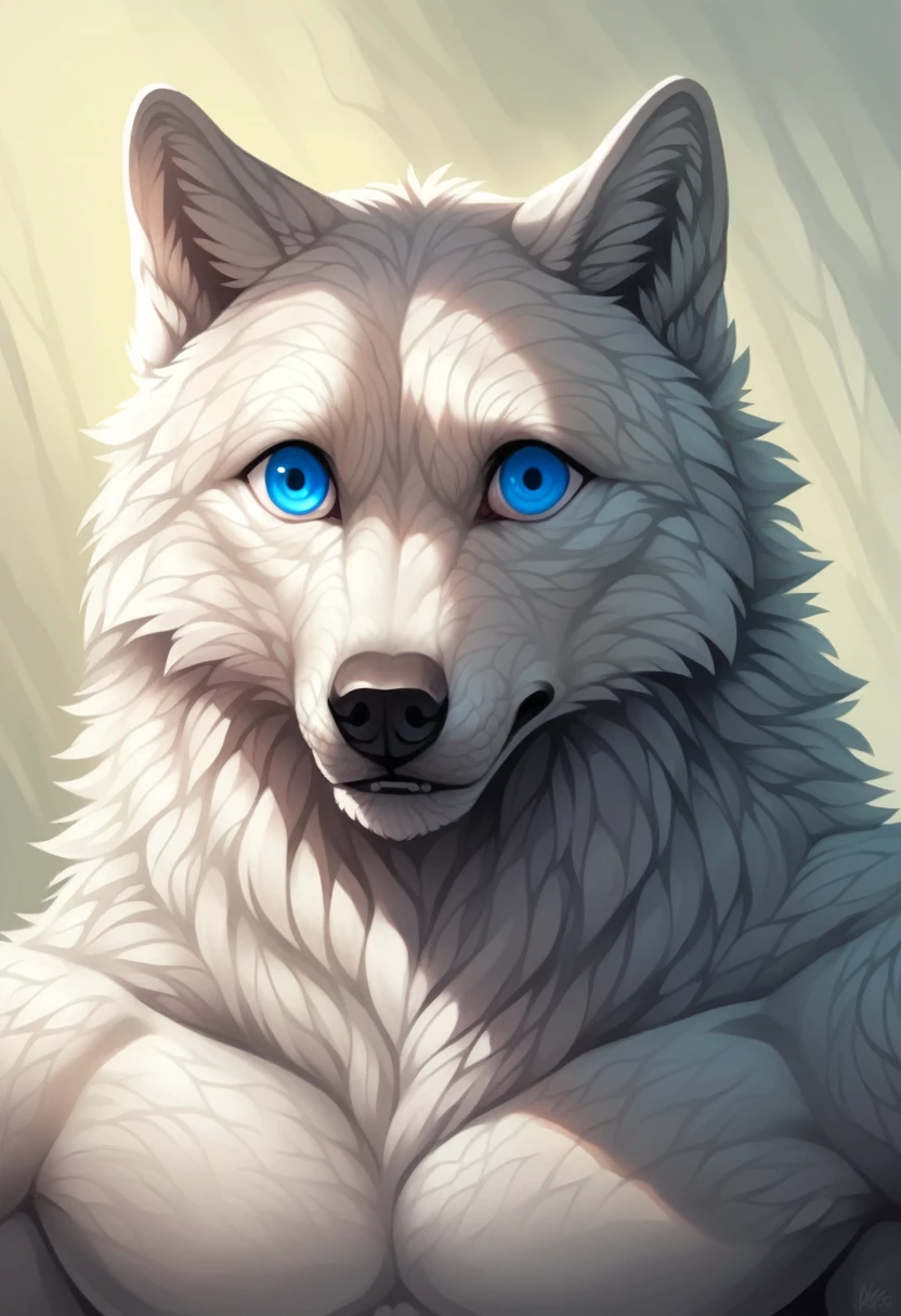 ((Alone)), masculine people, anthro wolf, (Multicolored fur, White Brown:1.3,pointed white tail), (height 2.1 metro,Queue length 1.5 m), ((wolf face, large eyes, White eyelids, blue pupil, Delgado:1.2) (difficult, calm expression:1.2)), ABS,showing his penis leaking semen,Delgado, pinging)), (correct ???????), Nude all over the body,A long and big tail,pies,(realistic skin, detailed skin texture, labelled:1.3)), (natural lighting), photorealistic, Hyper realistic, ultra detailed, by subtraction,Field