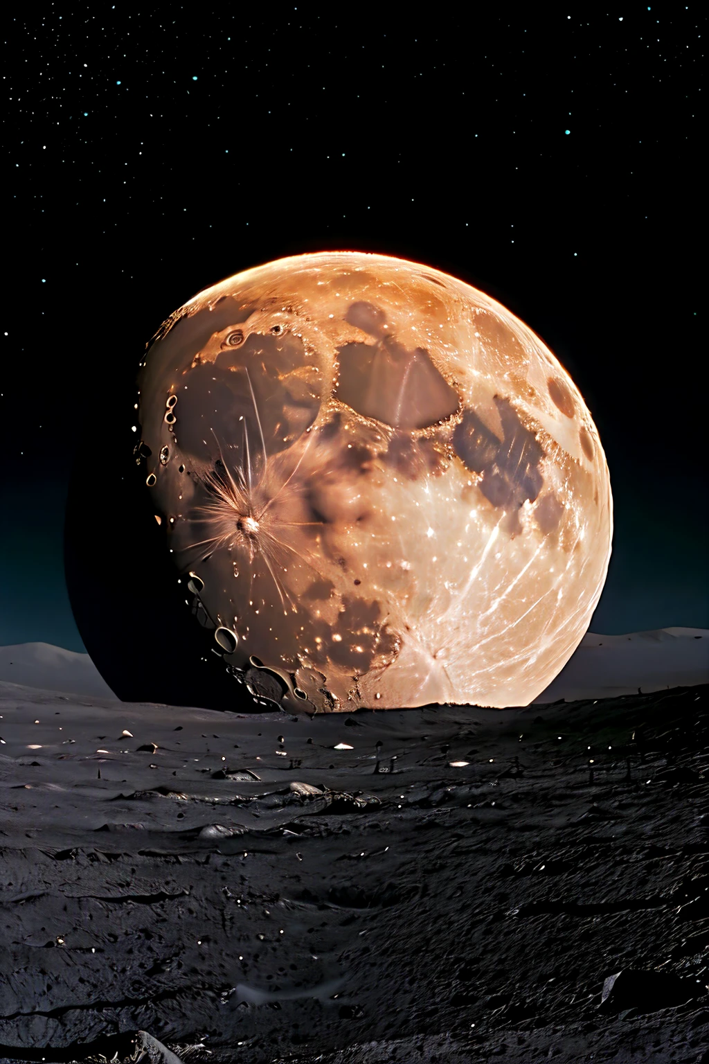 Water on moon