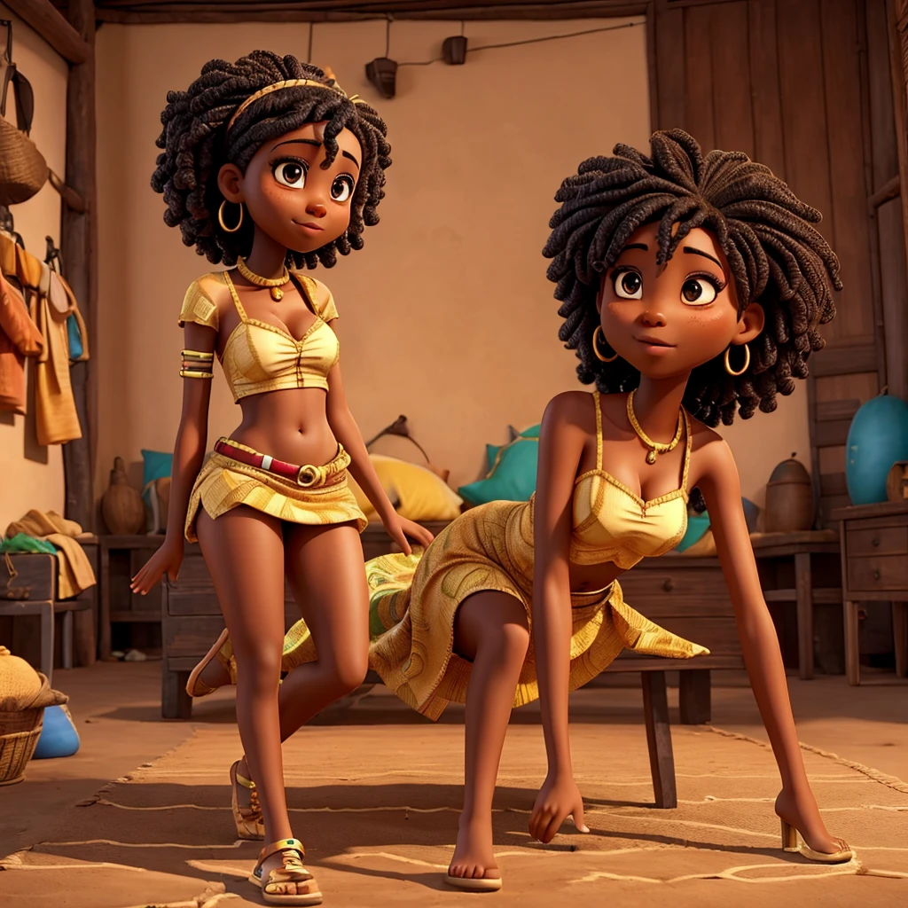 An African girl
Sexy and foking