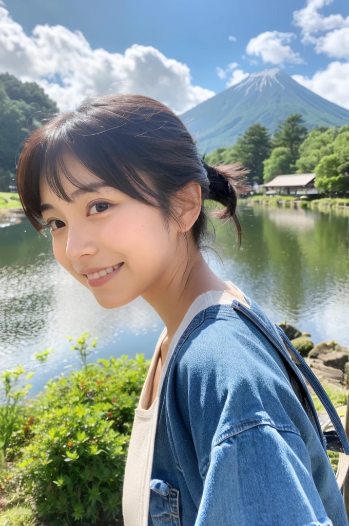 ((Highest quality)), ((masterpiece)), (detailed),Perfect Face,Japanese,landscape,Beauty,cute,Upper Body