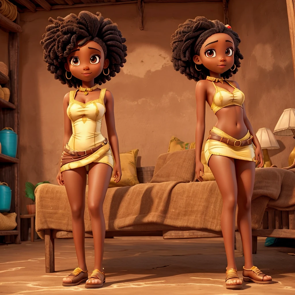 An African girl
Sexy and nua