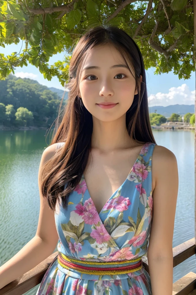 ((Highest quality)), ((masterpiece)), (detailed),Perfect Face,Japanese,landscape,Beauty,cute,Upper Body