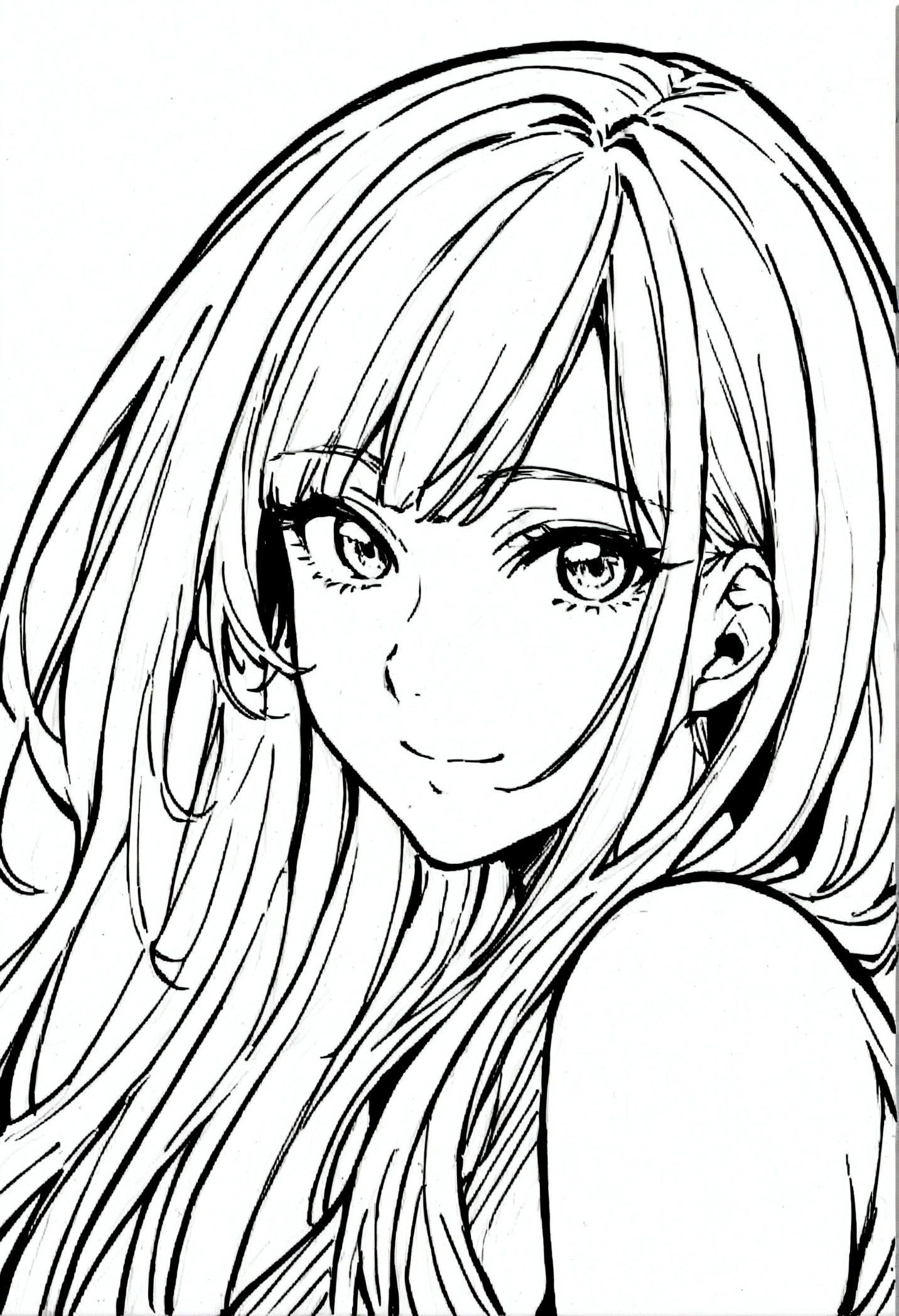 colouring page for adult,Nishikigoi,clean line art,no background