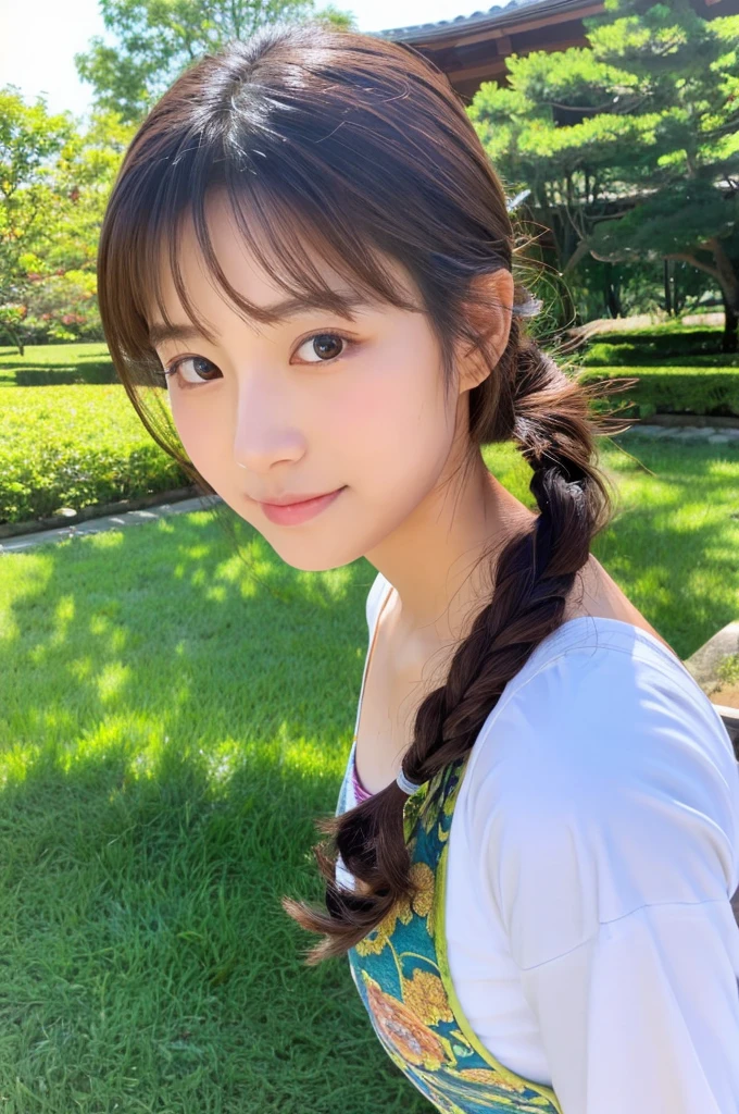 ((Highest quality)), ((masterpiece)), (detailed),Perfect Face,Japanese,landscape,Beauty,cute,Upper Body