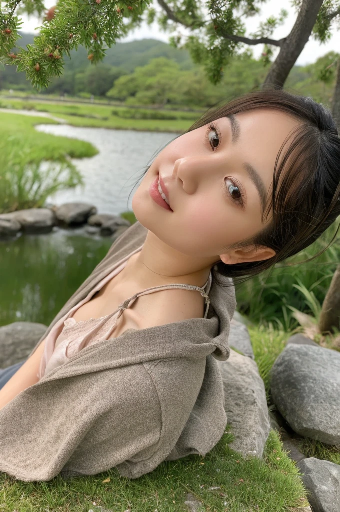 ((Highest quality)), ((masterpiece)), (detailed),Perfect Face,Japanese,landscape,Beauty,cute,Upper Body
