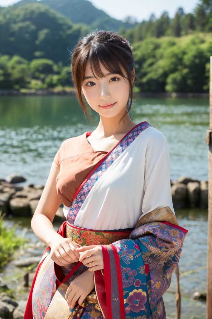 ((Highest quality)), ((masterpiece)), (detailed),Perfect Face,Japanese,landscape,Beauty,cute,Upper Body