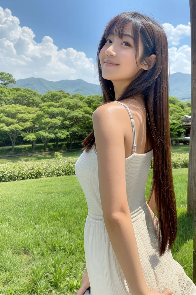 ((Highest quality)), ((masterpiece)), (detailed),Perfect Face,Japanese,landscape,Beauty,cute,Upper Body