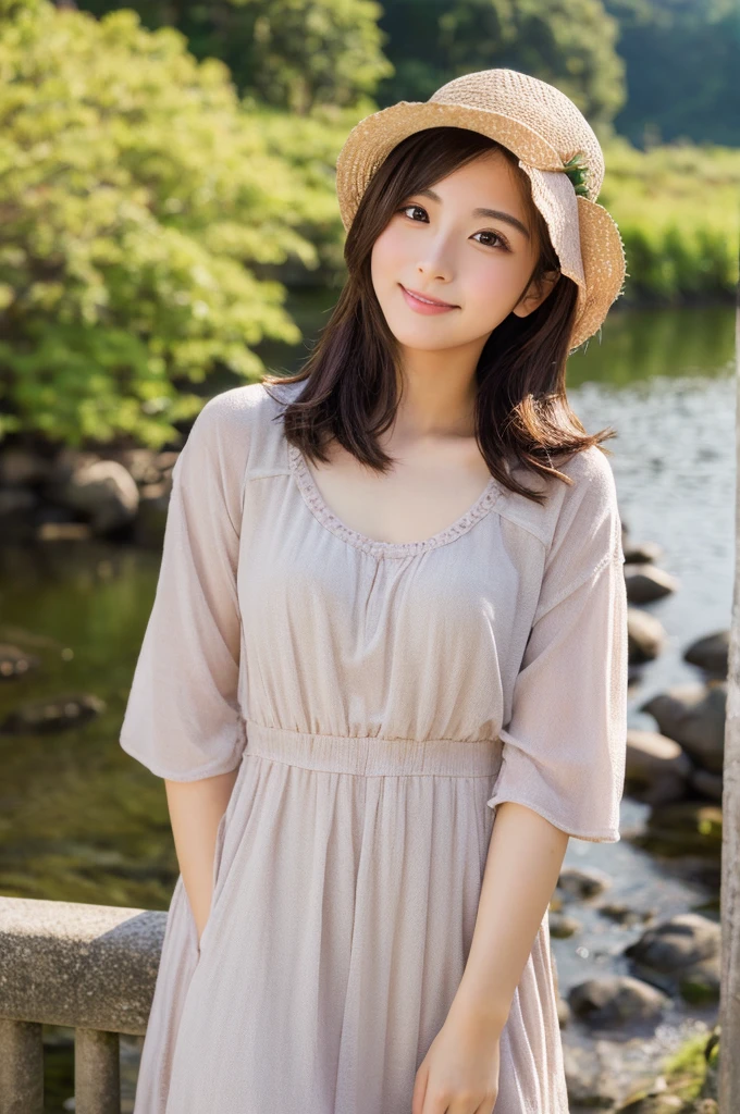 ((Highest quality)), ((masterpiece)), (detailed),Perfect Face,Japanese,landscape,Beauty,cute,Upper Body