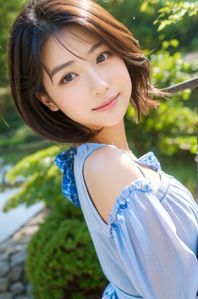((Highest quality)), ((masterpiece)), (detailed),Perfect Face,Japanese,landscape,Beauty,cute,Upper Body