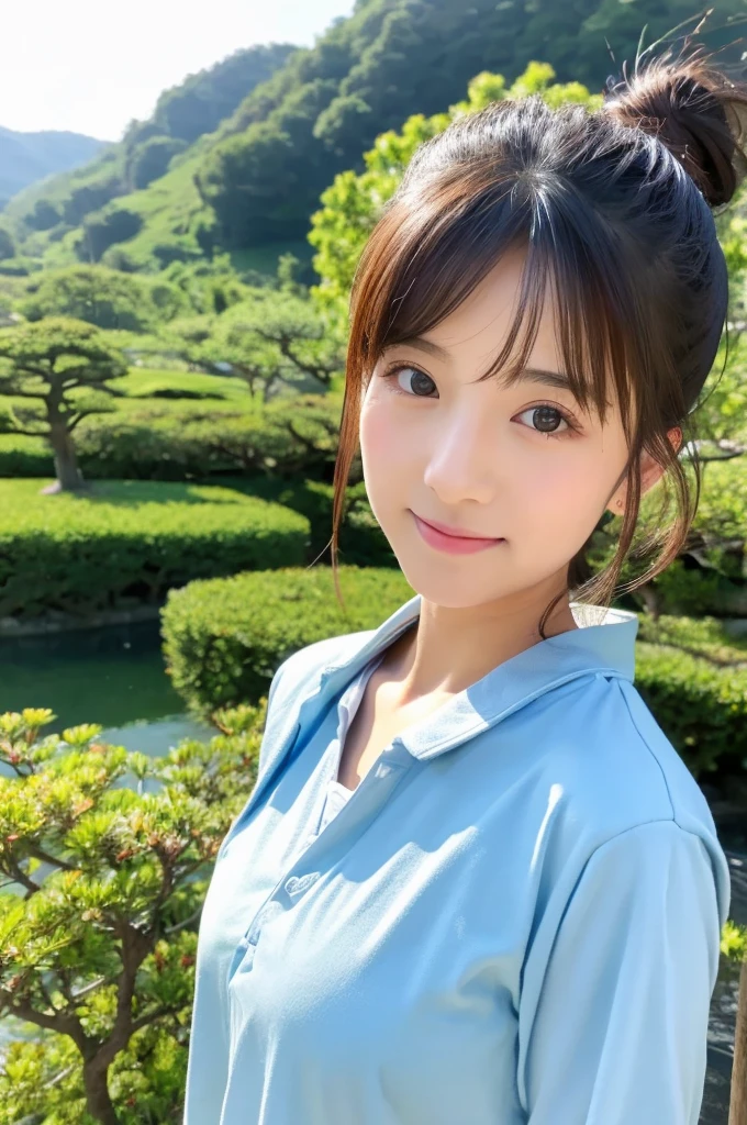 ((Highest quality)), ((masterpiece)), (detailed),Perfect Face,Japanese,landscape,Beauty,cute,Upper Body