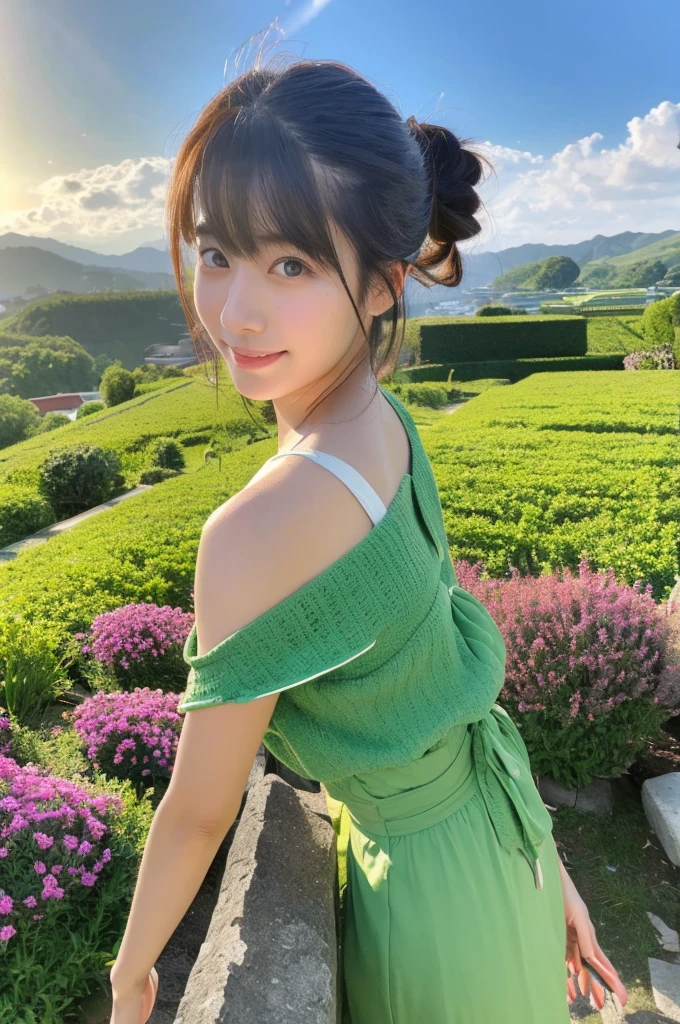 ((Highest quality)), ((masterpiece)), (detailed),Perfect Face,Japanese,landscape,Beauty,cute,Upper Body