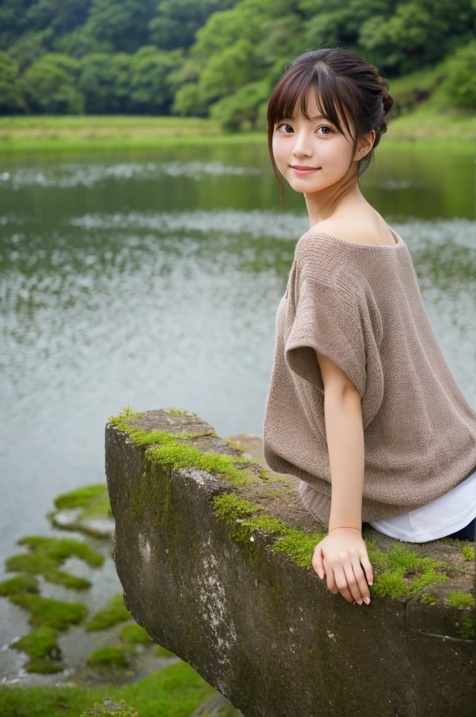 ((Highest quality)), ((masterpiece)), (detailed),Perfect Face,Japanese,landscape,Beauty,cute,Upper Body