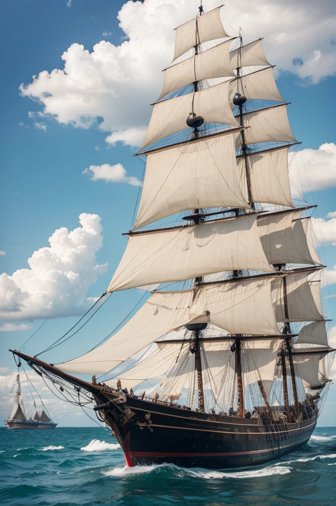 18th century Brazilian frigate