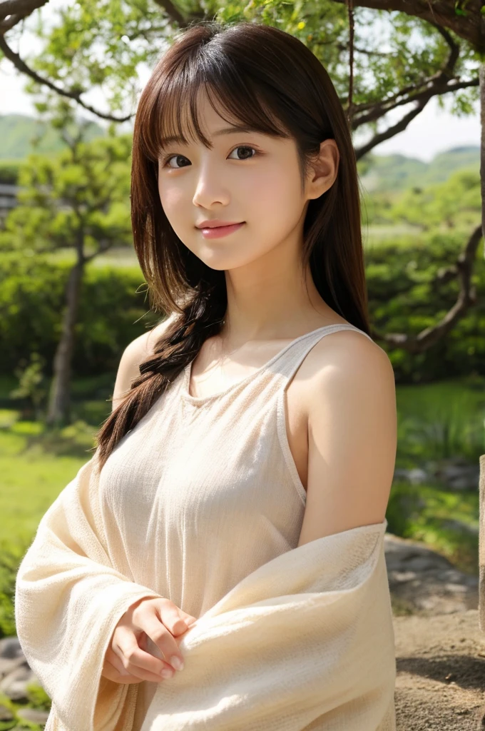 ((Highest quality)), ((masterpiece)), (detailed),Perfect Face,Japanese,landscape,Beauty,cute,Upper Body