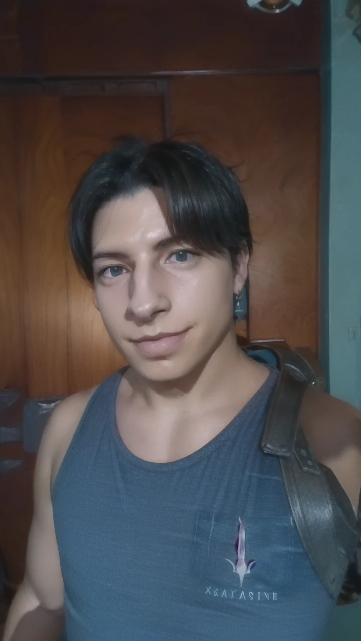 A man black hair, evil grin, mischievous smile, concept art by tetsuya nomura, final fantasy character, from final fantasy, final fantasy style, from final fantasy vii, from ff7, video game character, from final fantasy xiii, final - fantasy, final-fantasy, final fantasy, zack