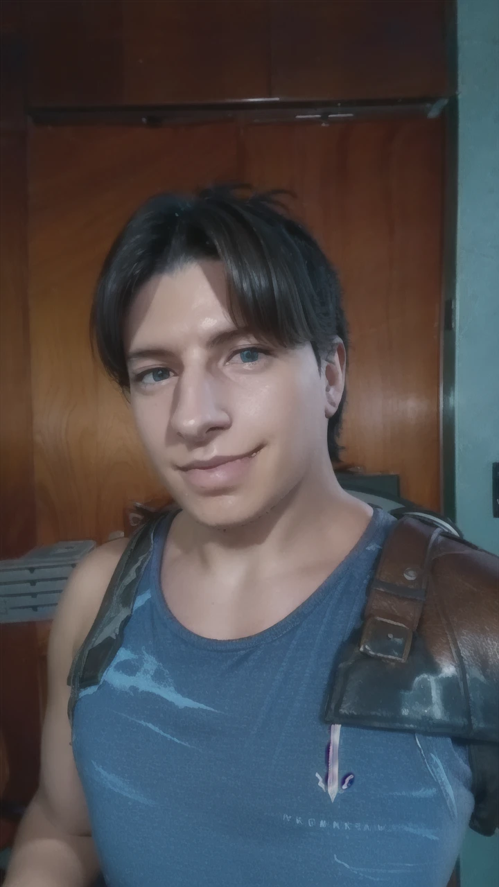 A man black hair, evil grin, mischievous smile, concept art by tetsuya nomura, final fantasy character, from final fantasy, final fantasy style, from final fantasy vii, from ff7, video game character, from final fantasy xiii, final - fantasy, final-fantasy, final fantasy, zack