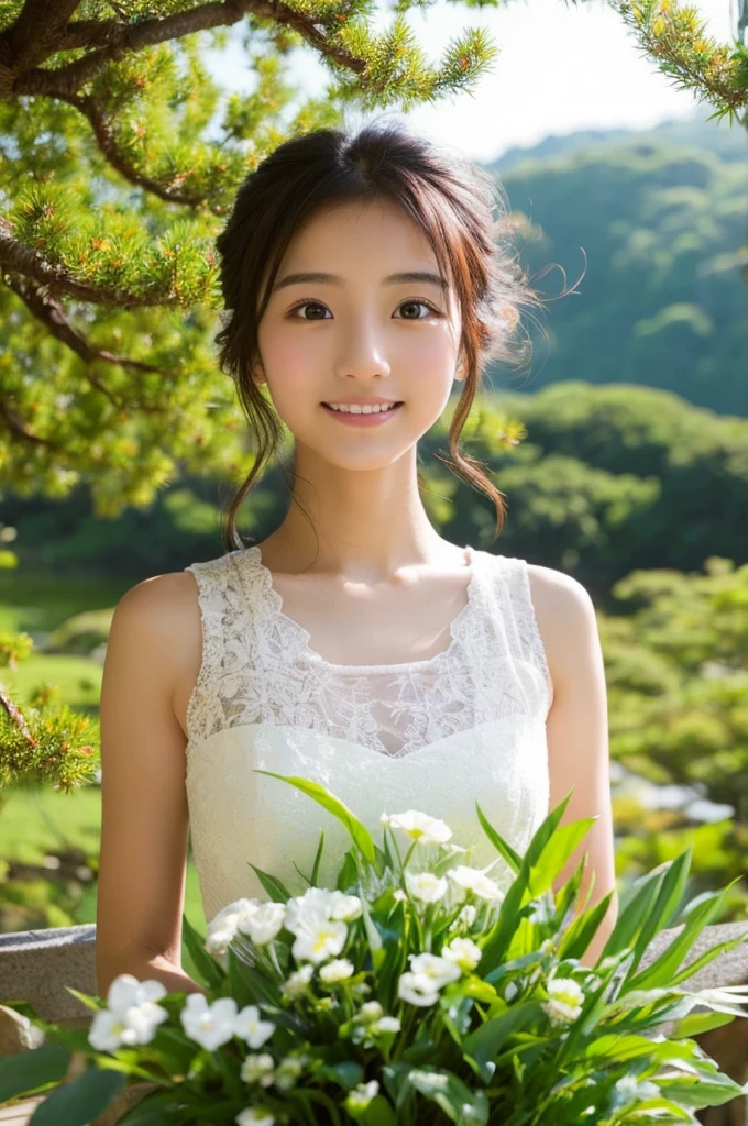 ((Highest quality)), ((masterpiece)), (detailed),Perfect Face,Japanese,landscape,Beauty,cute,Upper Body