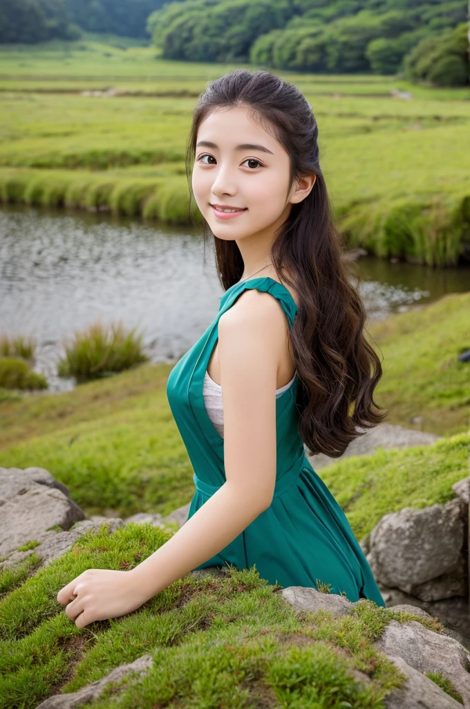 ((Highest quality)), ((masterpiece)), (detailed),Perfect Face,Japanese,landscape,Beauty,cute,Upper Body