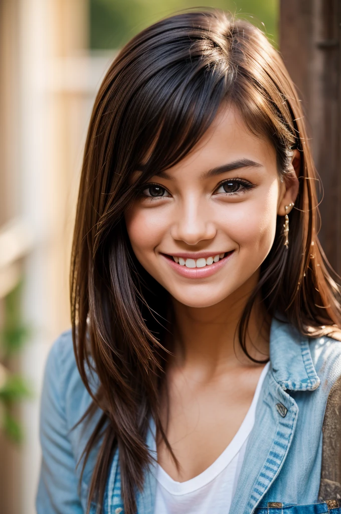 SMILLING, CUTE, GIRL