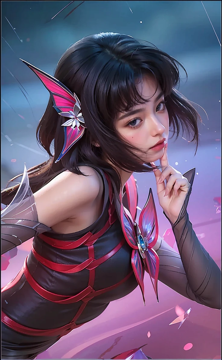(photorealistic:1.4), best quality, masterpiece, ultra high res, 1girl, (detailed face:1.2), (detailed eyes:1.2), (detailed hair:1.2), (detailed clothes:1.2), 4k, (detailed color:1.2),