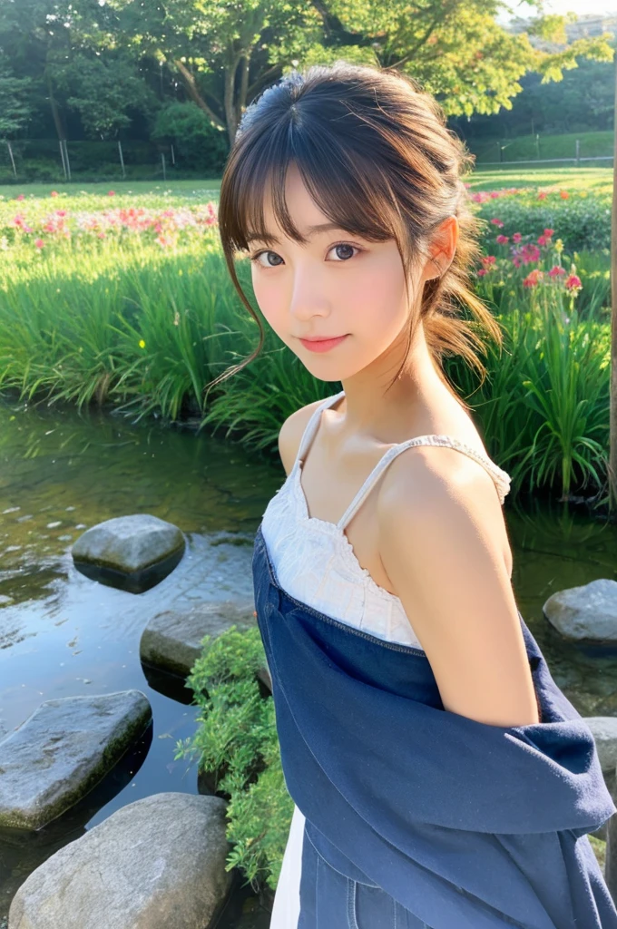 ((Highest quality)), ((masterpiece)), (detailed),Perfect Face,Japanese,landscape,Beauty,cute,Upper Body