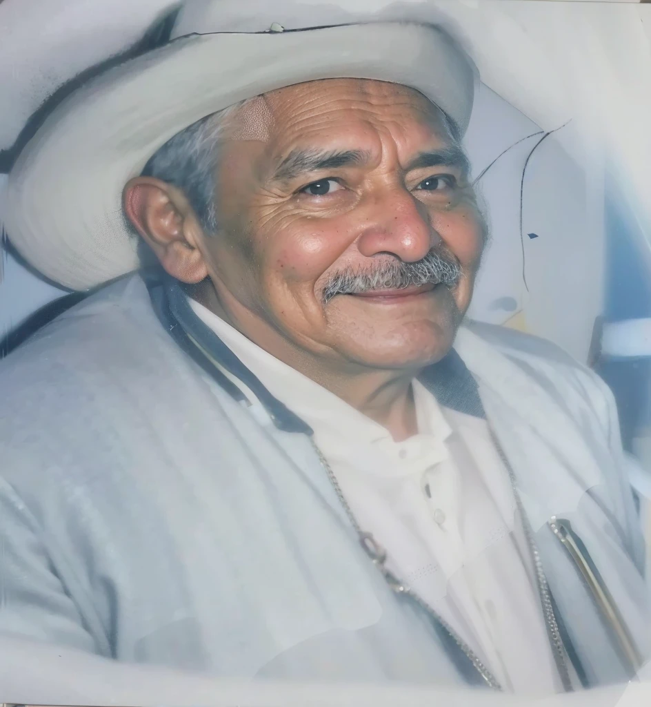 A realistis mexican man face age 50 years wear a cowboy hat,ultra hd 8k