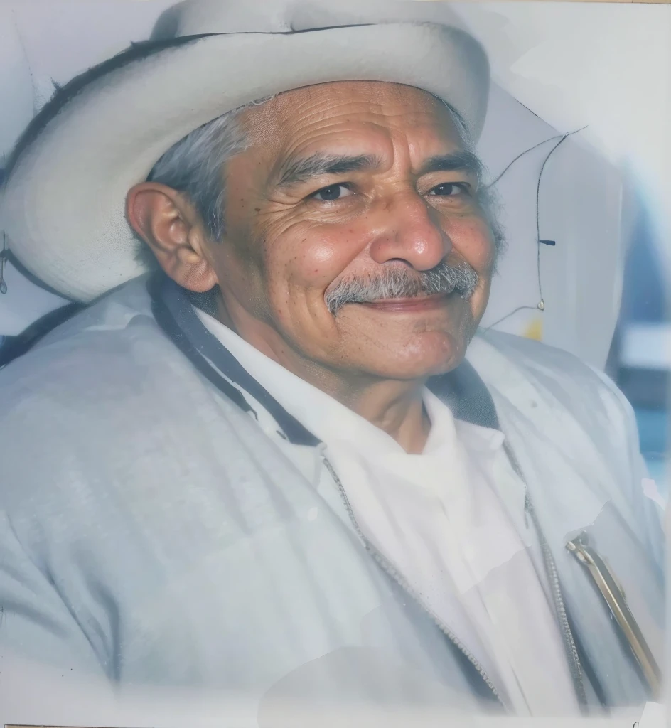 A realistis mexican man face age 50 years wear a cowboy hat,ultra hd 8k