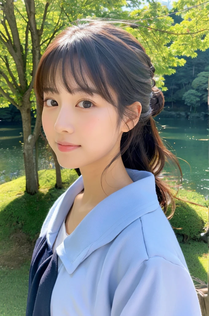 ((Highest quality)), ((masterpiece)), (detailed),Perfect Face,Japanese,landscape,Beauty,cute,Upper Body