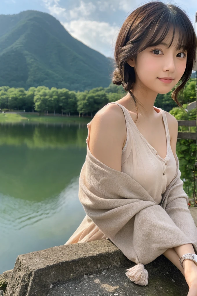 ((Highest quality)), ((masterpiece)), (detailed),Perfect Face,Japanese,landscape,Beauty,cute,Upper Body