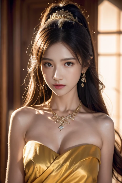 best quality, masterpiece, highres, 1girl,china dress,hair ornament,necklace, jewelry,Beautiful face,upon_body, tyndall effect,photorealistic, dark studio, rim lighting, two tone lighting,(high detailed skin:1.2), 8k uhd, dslr, soft lighting, high quality, volumetric lighting, candid, Photograph, high resolution, 4k, 8k, Bokeh,