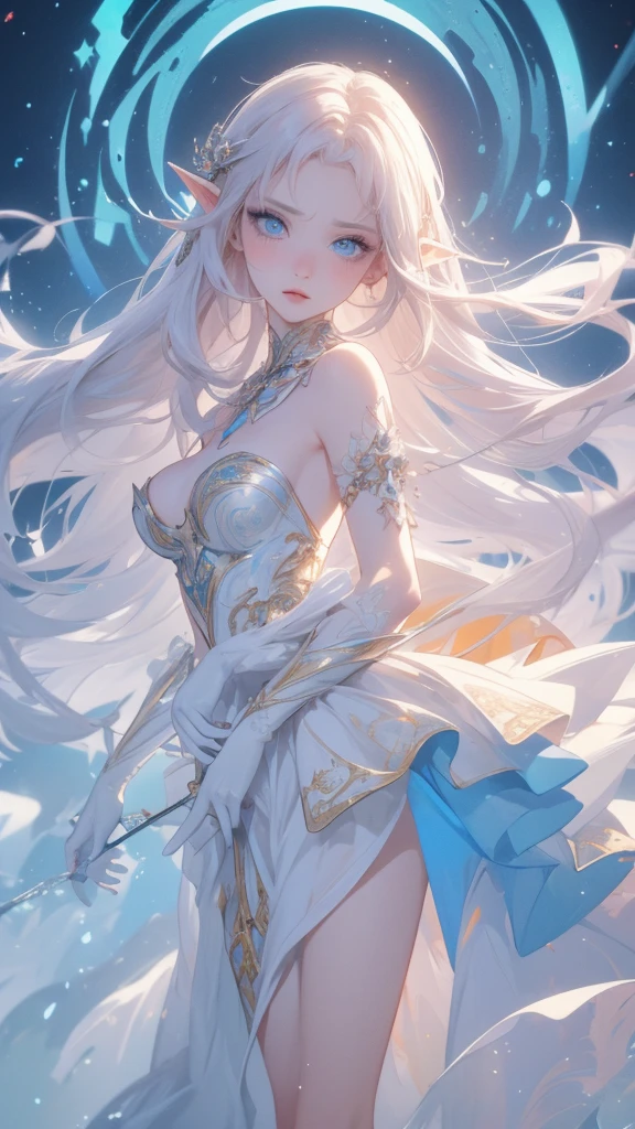 work of art, mythical effects, best resolution, ultra epic details, No defects, best result. better rendering, hair orange,
(( rosto angelical)), ( BEAUTIFUL ELF ), ( blue eyes ), pale skin, blushed face, bare feet, wearing medieval clothing, Nature in the background, gazing at viewer, determination position, ( serious expression), sculptural body, (( ultra detailed feet and hands )), ((( Ultra well detailed and rendered face ))).