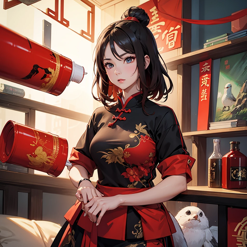 swallow,swift,Chinese style,Chinese style,Mainly red,Supplement,