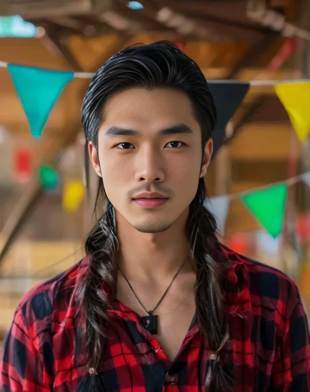 Close-up of a man with an Aarav tattoo on his arm wearing a Southeast Asian man with a round face.,Posing for pictures, A handsome man with short black hair and black eyes., Asian man, beautiful haraam man,stereoscopic 8k,45 high quality colored lights,000,000,000 pixels, photo, post-trade photo, animation, Portraitที่สวยงามสมจริง. Posing for pictures,  Headshot profile picture, inspiration inspirationผู้ชายหล่อ, Profile picture, Portrait, Headshot, inspiration, Headshotgraph,, Handsome Chad Chin, Wlop และ Ross Tran, inspirationจากร็อบบี้ เทรวิโน, Darren Quach, Ross Tran and Bayard Wu., Damian Tran, Rick Dai, Ramil Sunga, poet ho, Covering the farm, Reuben Wu, David Luong, Asian man, inspirationจาก Jorge Jacinto, fan art