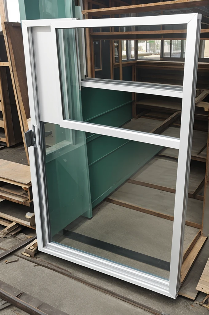 One piece of aluminum for sliding window