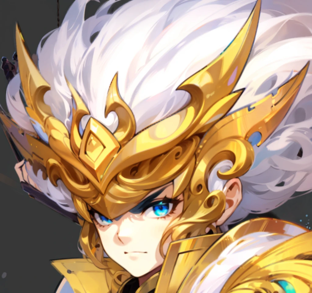 Long white hair、Full details，Fine hair，elegant，Swing with the wind